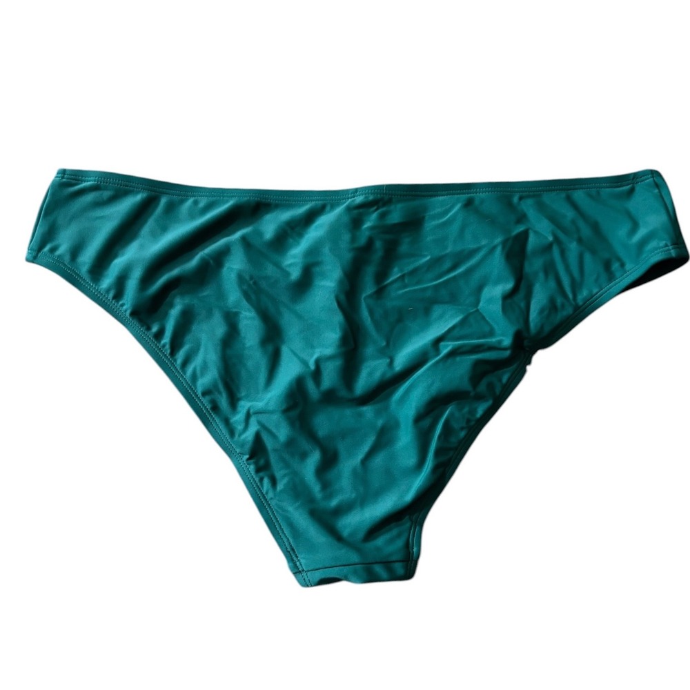 Cupshe‎ Swim Forest Green Mid Rise Bikini Bottom XL NWT - Picture 5 of 9